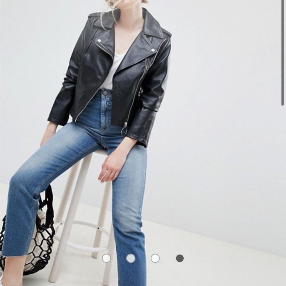 ASOS Leather Jacket US 4